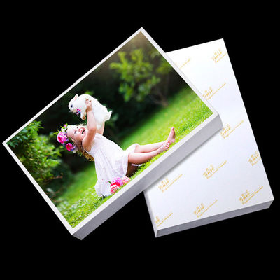 Satu Sisi Satin Resin Dilapisi Kertas Foto 260gsm A4 Untuk Album Pernikahan